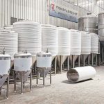 山东精鹰生产的1000L精酿啤酒设备完成