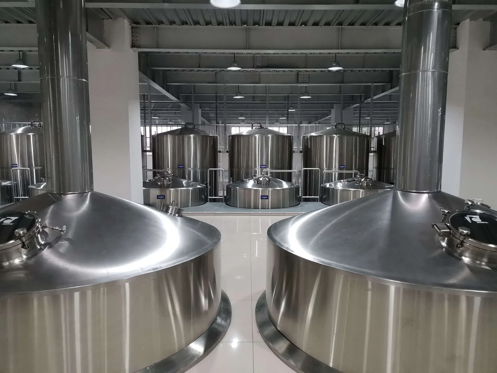 山东精鹰啤酒酿造糖化车间